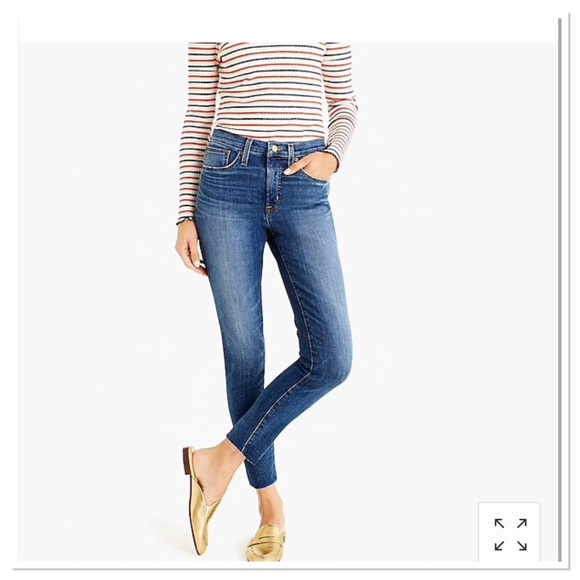 J. Crew Denim - J. Crew midrise skinny jean distressed denim 26